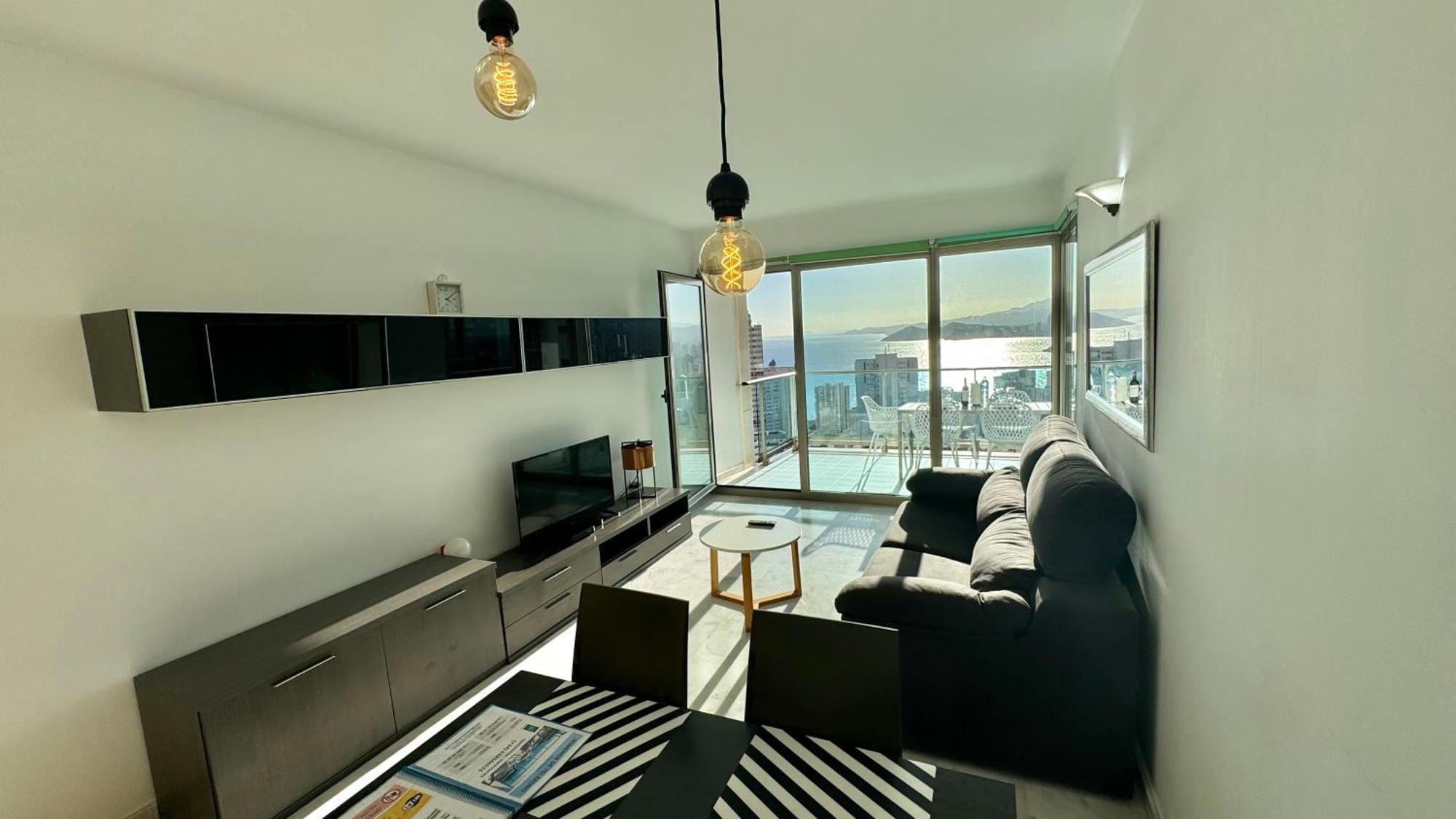 Highrise Apartment With Stunning Views From Private Balcony 85 Benidorm Eksteriør bilde